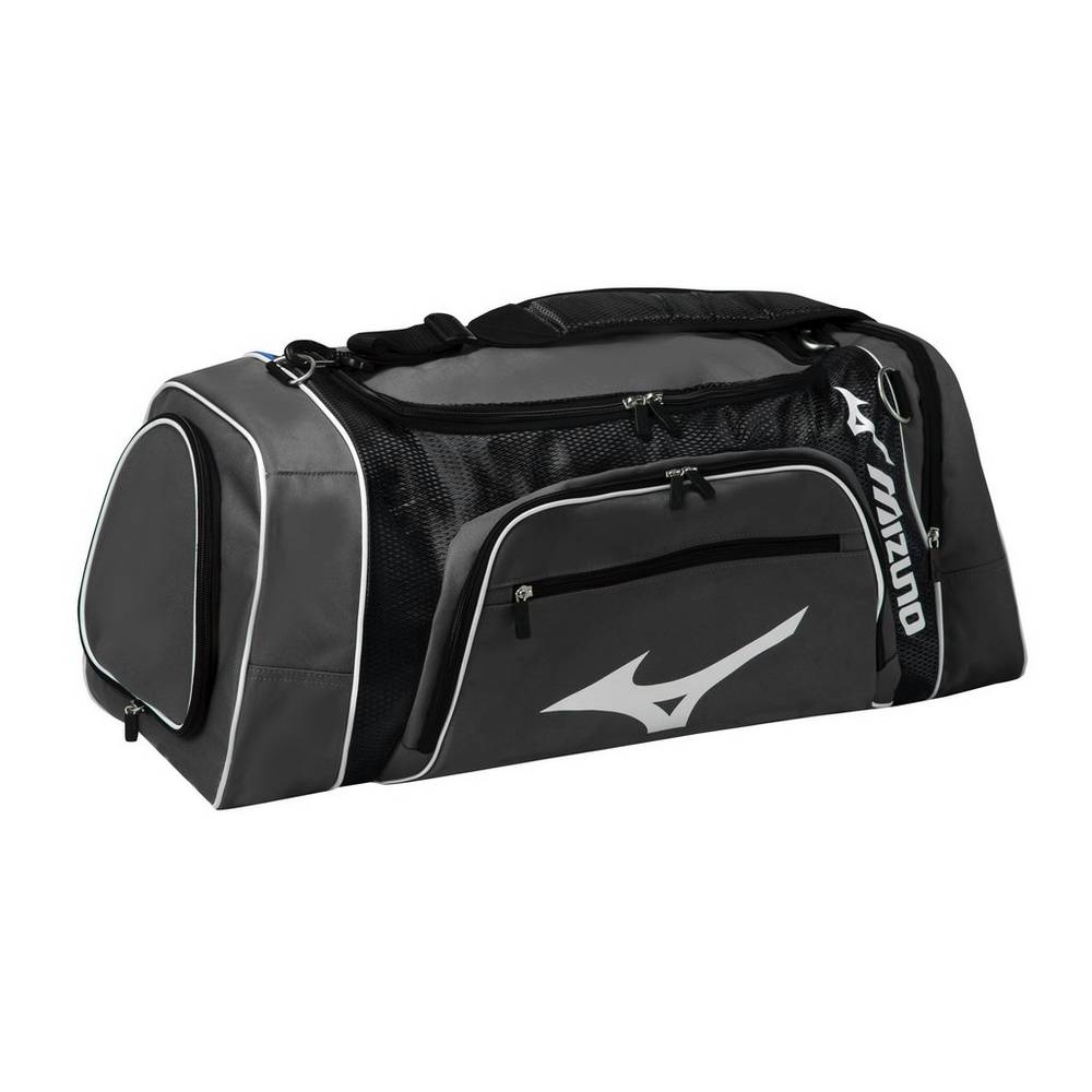 Mens Mizuno Lightning Duffle Bag Grey/Black Philippines (KWTBIO968)